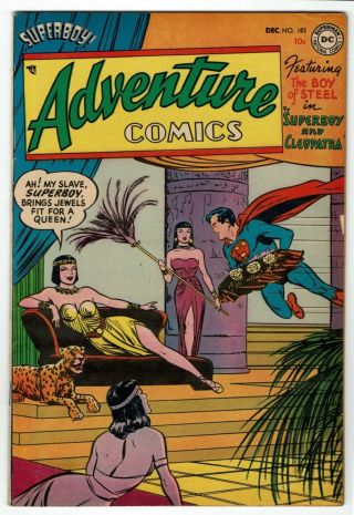 Adventure Comics 183 (dc,  1952,  Superboy,  Cleopatra,  Fn - 6.  0)