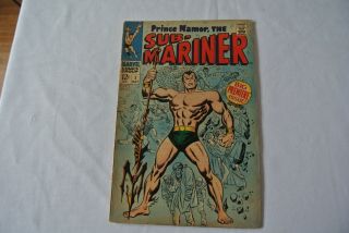Marvel Sub - Mariner 1 1968 " Years Of Glory.  Day Of Doom " Big Premiere Issue