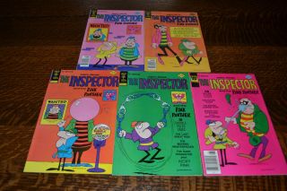 The Inspector and the Pink Panther Comic Full Set - NM - Gold Key 4