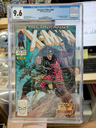 Uncanny X - Men 266 - Cgc Grade 9.  6 - First Appearance Of Gambit