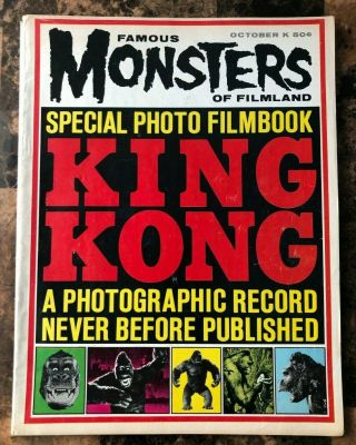 Famous Monsters Of Filmland 25 Warren Vintage 1963 King Kong Ackerman Sharp