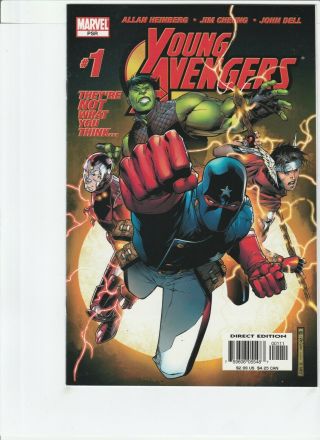 Young Avengers 1 2005 1st Appearance Kate Bishop Tv Show Soon Hot