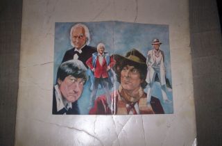 Chicago Comicon 1982 Program Book Joe Staton Doctor Who Wraparound Cover