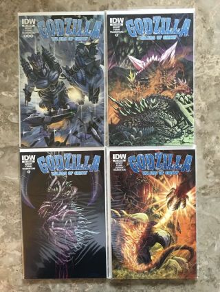 2013 - 2015 Godzilla: Rulers of Earth (1 - 25) RUN/SETNM REG.  SUB& RI.  CVRS 7