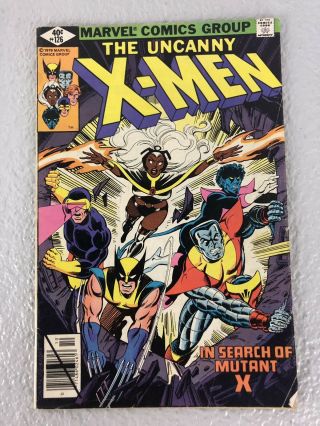 The Uncanny X - Men 126 " In Search Of Mutant X Vintage Comic Book