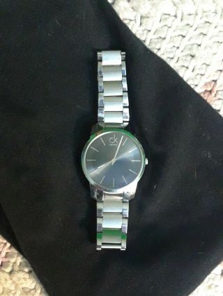 Men’s Calvin Klein CK Epitome Stainless Steel Quartz Watch K5121120 Switzerland 2