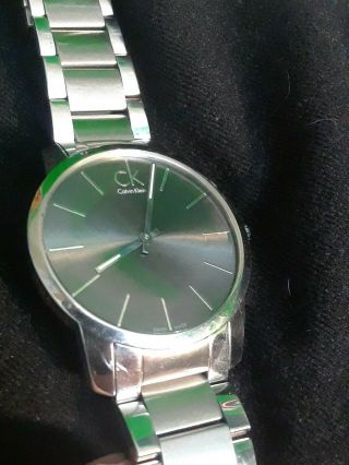 Men’s Calvin Klein CK Epitome Stainless Steel Quartz Watch K5121120 Switzerland 4