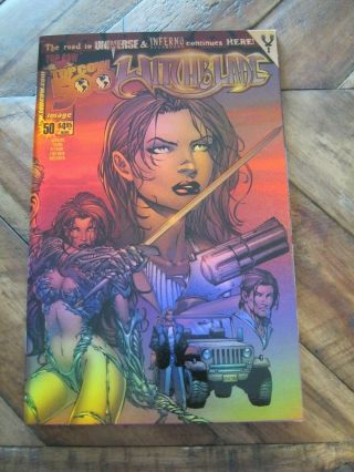 Witchblade 50 Aug 2001 Omni Chrome Brian Ching Variant Image - Top Cow Kk