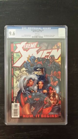 2001 Marvel Comics X - Treme X - Men 1 Cgc Graded 9.  6