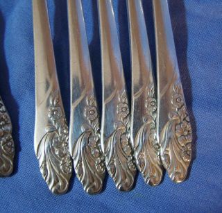 40pc Community Oneida Silverplate Flatware Evening Star Knife Fork Spoon Set