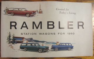1960 Rambler Station Wagon Brochure,  Cross Country