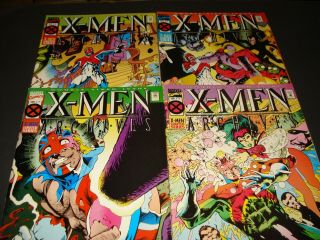 X - Men Archives Featuring Captain Britain 3 5 6 7 1996 Highgrade