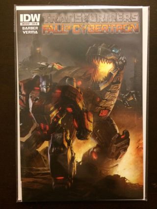 Transformers Fall Of Cybertron 2013 0 Variant Retailer Incentive Idw Comic Book