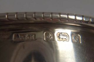 Top Quality Antique Hallmarked 1931 Gilt Lined Solid Silver Egg Cup By A.  J.  B. 3