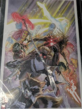 Guardians of the Galaxy 37/250 Premium Fine Art Print Sideshow Alex Ross Art 2