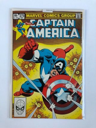 Captain America 275 Marvel Comic Book Vf Mo9 - 101