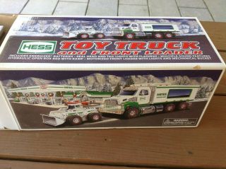 Hess 2008 Toy Truck And Front Loader Nib