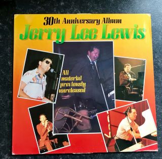 Vinyl Lp Jerry Lee Lewis 30th Anniversary Album Mercury Rock’n’roll Country Rare