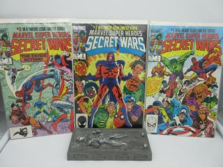 Marvel Heroes SECRET WARS 1 - 12 (1984) NM Complete Full Set Run 8 is NM, 2