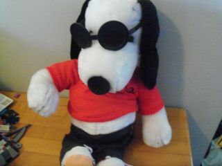 Snoopy,  Joe Cool Plush,  Vintage,  Limited Edition,  22 " Height,