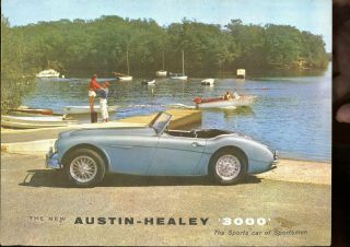 Autombile Sales Brochure - Austin Healey 3000