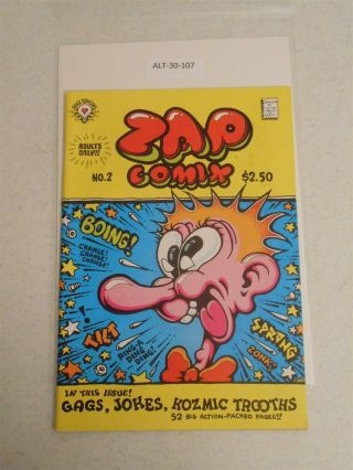 Zap Comix No.  2 Adult Comic 5th Printing From Apex Novelties (9.  0 Vf/nm)
