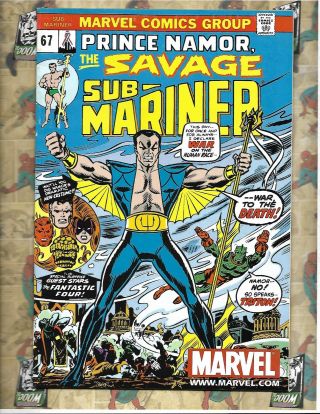 Marvel Comics Prince Namor The Savage Sub - Mariner 67 Toy Biz