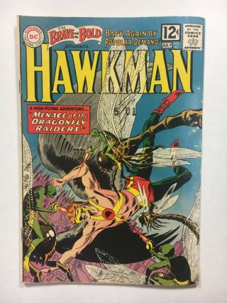 Brave And The Bold 42 Vg Hawkman Dc Comic 1962