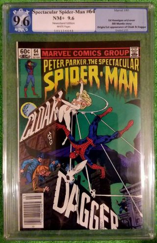 Peter Parker,  The Spectacular Spider - Man 64 - Pgx 9.  6 - First Print - Marvel