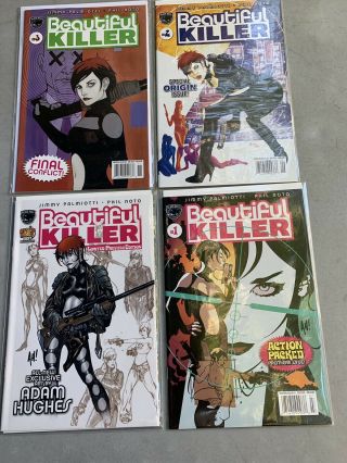Killer 1 - 3 Vf/nm Complete Series,  Limited Preview - Adam Hughes 2