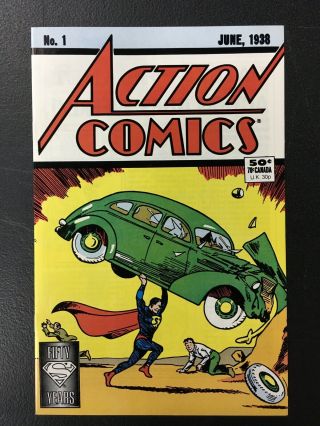 Action Comics 1 (1988) Dc 50th Anniversary Reprint Superman