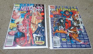 Marvel 2 Comics - The Mutants Apr 100,  Feb 98 1991