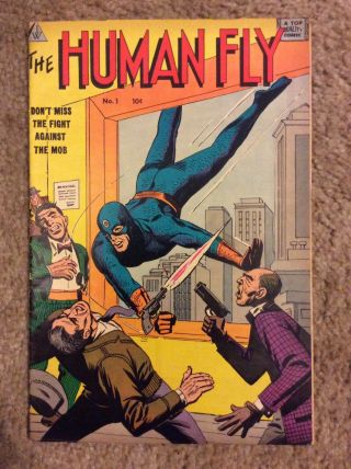 The Human Fly 1 Featuring The Blue Beetle 1958 I.  W.  Enterprises (see Photos)