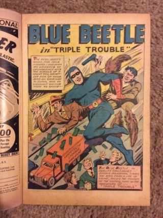 THE HUMAN FLY 1 Featuring The Blue Beetle 1958 I.  W.  Enterprises (see photos) 6