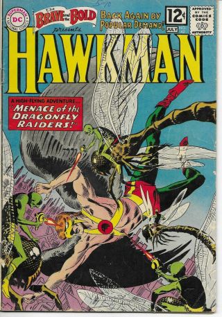 The Brave And The Bold 42 Hawkman 1962 Dc Silver Age Comic Book