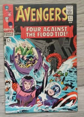 Marvel Comics Avengers 27 Silver Age (1966) Comic Jack Kirby Stan Lee