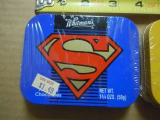 2 - SUPERMAN ' S WHITMAN TIN BOXES 1997 DC COMICS 2