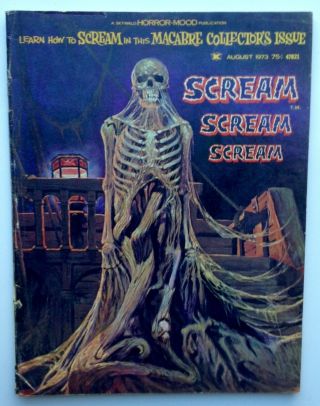 Scream No.  1,  Skywald,  Horror Comics,  Monster Magazines,  Black And White Comics