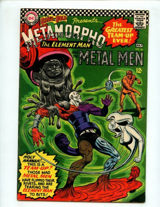 The Brave And The Bold 66 (1966) Metamorpho And Metal Men Fn 6.  0
