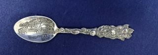A.  K.  Smiley Public Library Redlands Calif Sterling Silver Souvenir Spoon