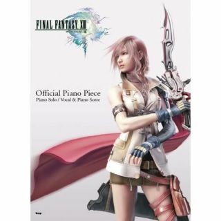 Final Fantasy Xiii 13 Official Piano Sheet Music Book / Playstation3,  Xbox360