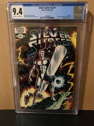 Silver Surfer 1 Cgc 9.  4 Marvel Comics Volume 2