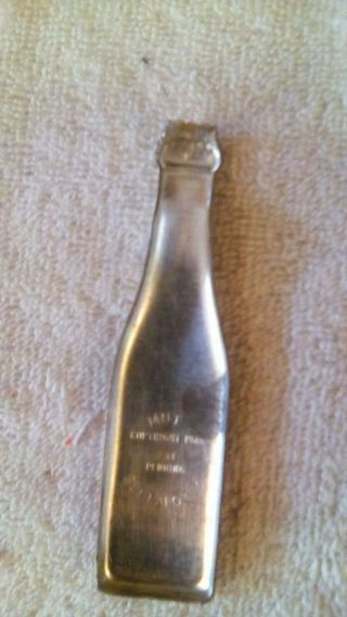vintage Pepsi Cola figural steel bottle opener advertising noveelty 2