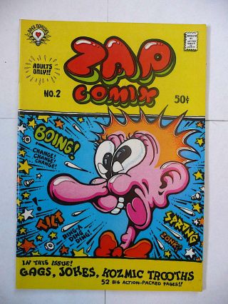 Zap Comix No.  2 Robert Crumb 2nd Printing