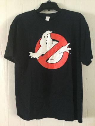 Mens Vintage Ghostbusters Shirt Size Large 80 