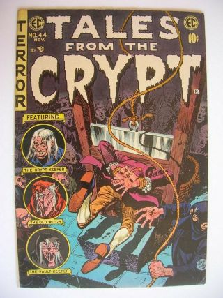 Tales From The Crypt 44,  F,  6.  5,  Complete,  Unrestored,  Readdescr.  For Mult.  Wins