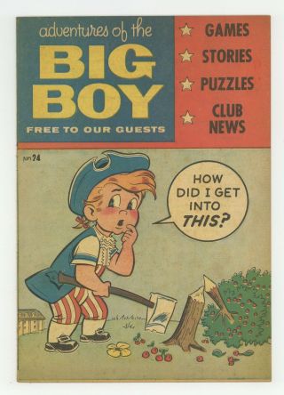 Adventures Of The Big Boy 24 1958 Vg/fn 5.  0