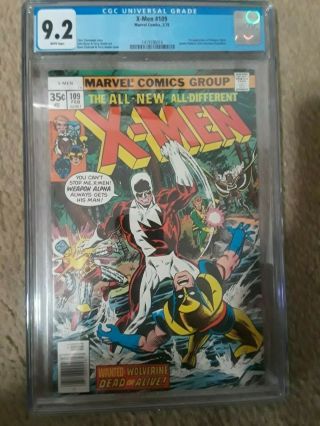 Uncanny X - Men (1st Series) 109 1978 Cgc 9.  2 1st Guardian Appearance