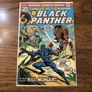 Jungle Action 6 Black Panther 1st Erik Killmonger Appearance 1973 Marvel Key