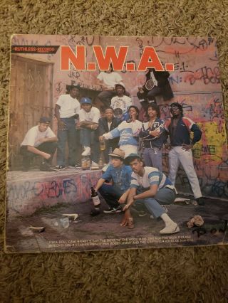 N.  W.  A.  And The Posse Rare 12 " Vinyl Record  Rap Nwa Dr Dre Eazy - E Ice Cube